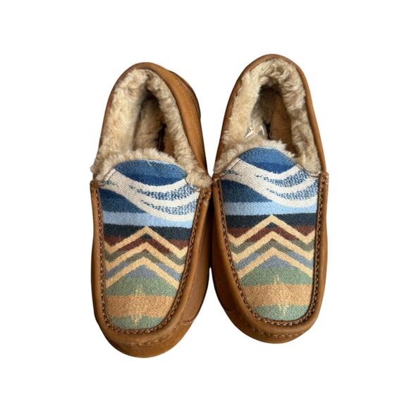 UGG x Pendleton Ascot Slippers Men’s 9 EU 42
Brown Suede Shearling Wool Casual